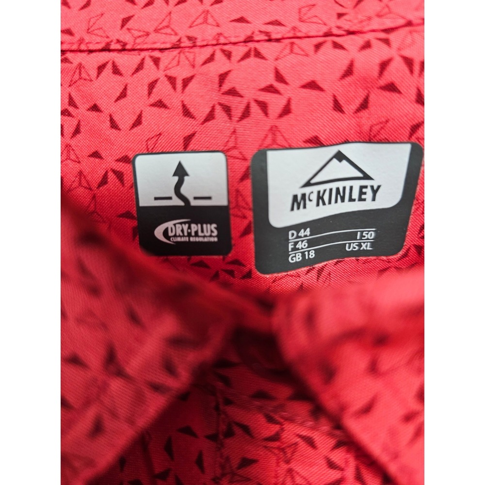 McKinley Outdoor Shirt XL Pink Fishing Hiking Breathable Activewear Casual Basic
